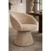 Obrotowe krzesło PEDRA MM1501100298 beżowe taupe tkanina 45cm