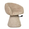 Obrotowe krzesło PEDRA MM1501100298 beżowe taupe tkanina 45cm