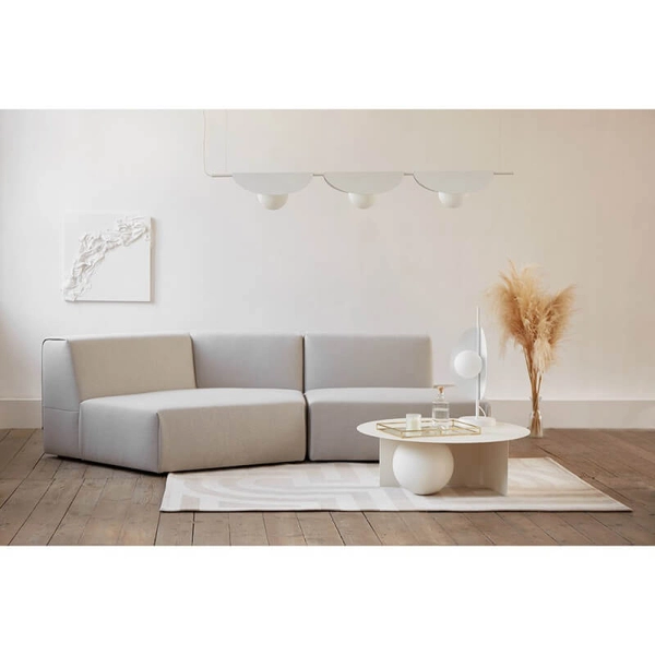 Potrójna lampa wisząca Sallo SAC311P0 do salonu nad stół biała