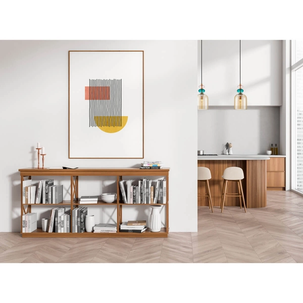 Lampa wisząca szklana Busco PND-30263-1B-BRO-AMB bursztynowy złoty kolorowy