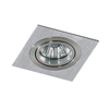 Kwadratowa lampa wpuszczana Caro AZ2435 do sypialni aluminium