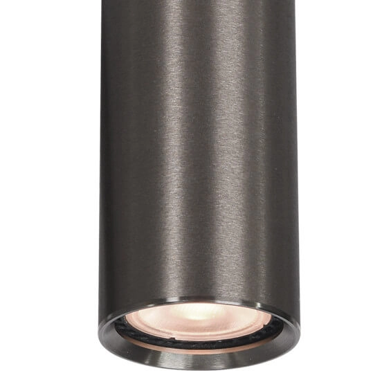 Metalowa lampa nasufitowa Lopus CLN-48930-M-BRO Italux tuba brązowa