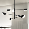 Żyrandol wiszący Mollis MOD126PL-08B do salonu czarny