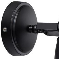 Industrialna LAMPA ścienna FJÄLLBACKA 108082 Markslojd regulowana OPRAWA metalowy kinkiet do łazienki IP44 czarny