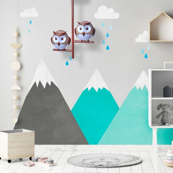 Dziecięca lampa sufitowa OWL ML244 Milagro do pokoju dziecka sowy brązowe