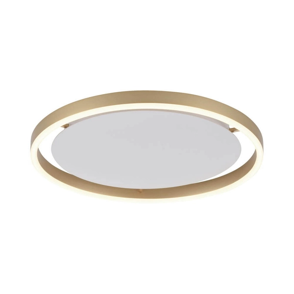 Ściemnialna lampa sufitowa Ritus 15391-60 Just Light LED 20W 3000K nad łóżko złota