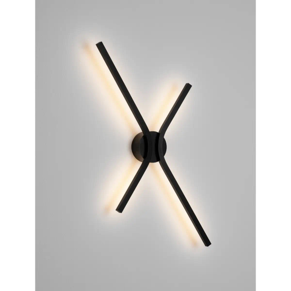 Lampa ścienna metalowa MALERTA LE45421 LED 16W 2700-4000W czarna