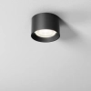 Lampa sufitowa oprawa czarna ONLY LED 8W 3000K na korytarz tuba 47018-M930-W3-PH-12