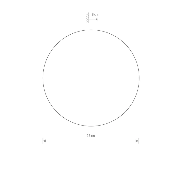 Salonowy kinkiet Ring 10347 Nowodvorski LED 10W 3000K moon miedziany