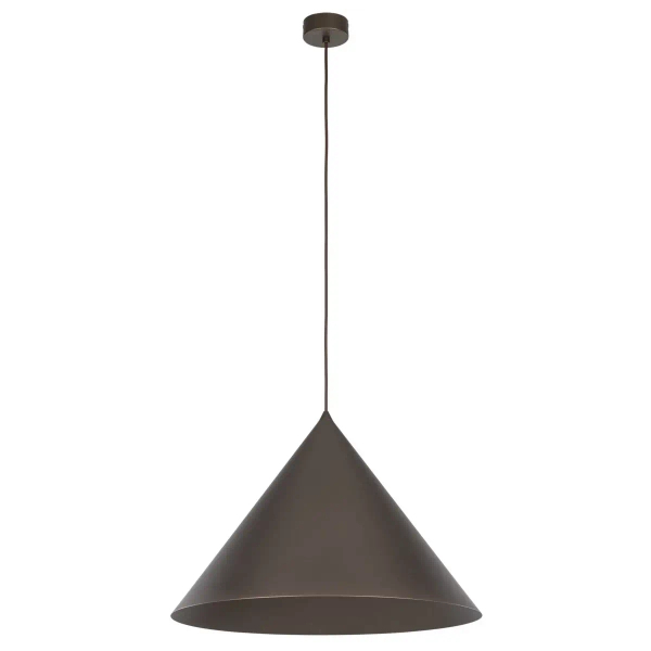 Lampa nad stół stożkowa CONO 10062 wisząca brązowy