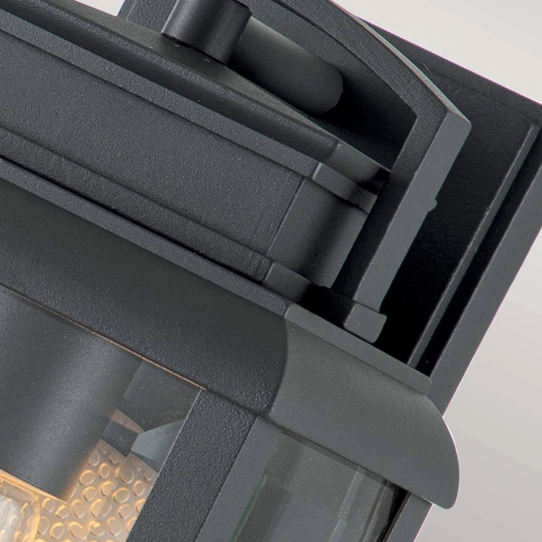 Prostokątna lampa ścienna Byron QZ-BYRON-S-GR IP44 na zewnątrz grafit