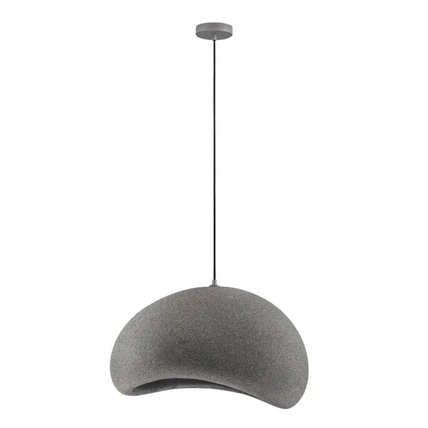 Kopułowa wisząca lampa PALINZA LE45321 sypialniana szara