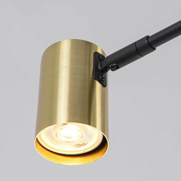 Złoty żyrandol lampa SNOW LP-731/6P GD Light Prestige salonowy metal tuba sticks