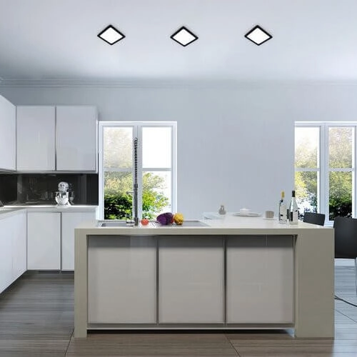 Sufitowa lampa wpust SHAUN2 71228 LED 3W 3000K kwadratowa czarny