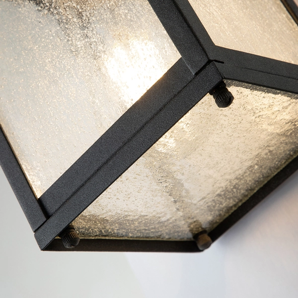 Klasyczna lampa elewacyjna QN-LAHDEN2-S-WZC IP44 czarna