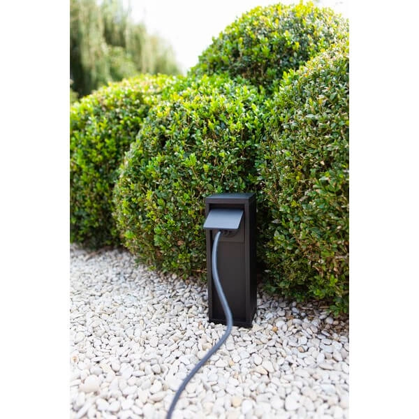 Słupek zasilający tarasowy MAINS 9702203012 Lutec IP54 czarny