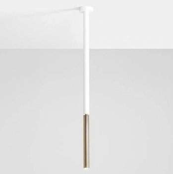 Nowoczesna lampa sufitowa STICK 1067PL_G_M Aldex tuba regulowana złota