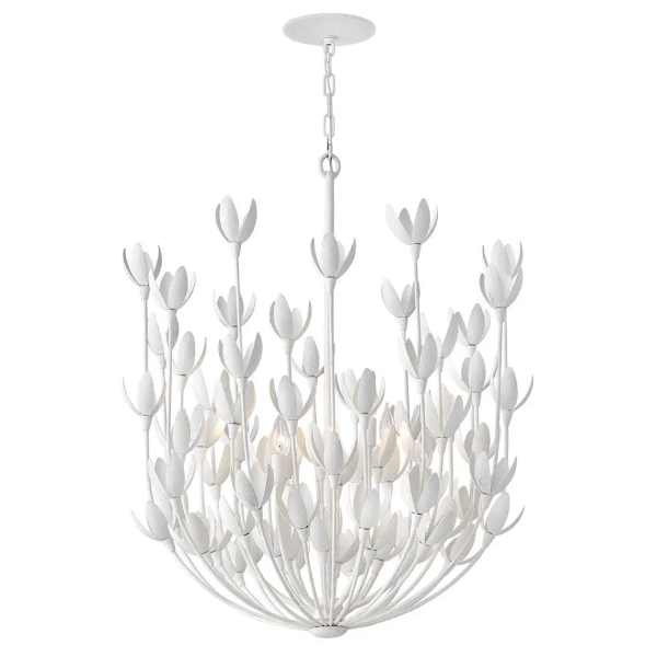 Lampa wisząca do sypialni Flora QN-FLORA6-WHT dekoracyjna kwiaty biały
