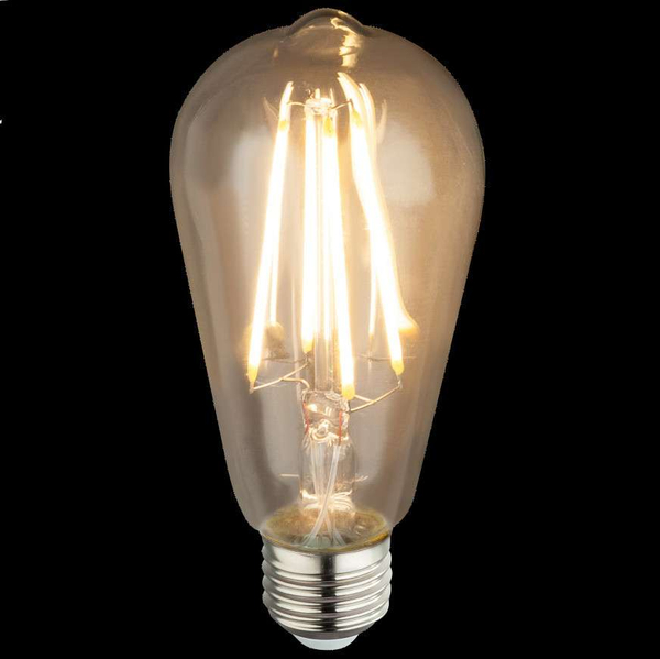Żarówka dekoracyjna LED 11399 Globo ST64 E27 7W 800lm 230V 3000K biała ciepła
