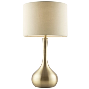 Lampa stołowa ściemnialna dotykowa mosiądz Piccadilly OUTLET