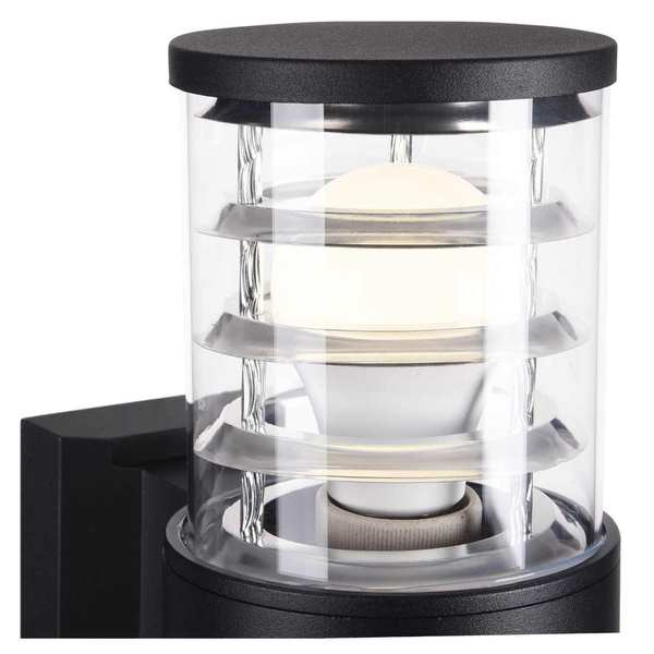 Elewacyjna LAMPA ogrodowa BRONX O576WL-02B Maytoni ścienna OPRAWA zewnętrzna outdoor IP54 czarna