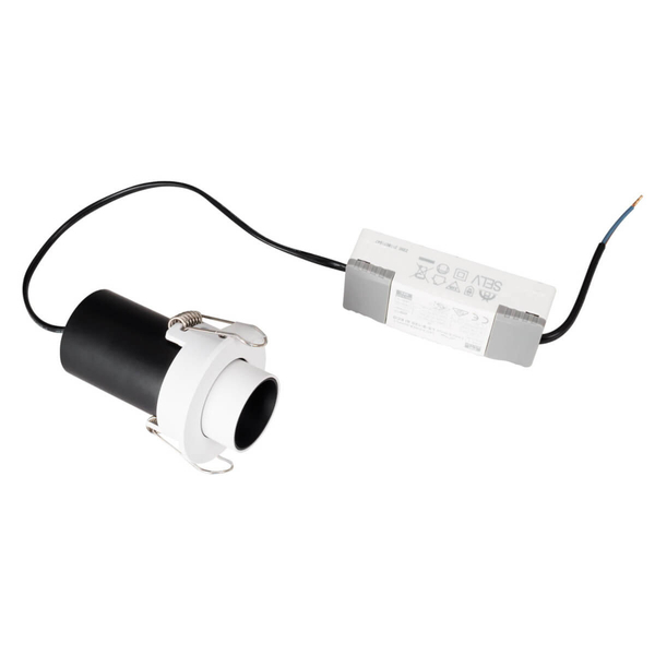 Sufitowy wpust z regulacją HALO H0128 Maxlight LED 6W 3000K biały czarny