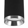 Sufitowa lampa Frida 4193 Ideus nad stół tuba chrom czarna
