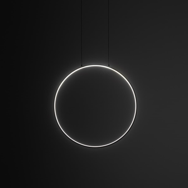 Lampa wisząca do salonu ring Circolo 10810 Nowodvorski LED 18W 3000K czarna