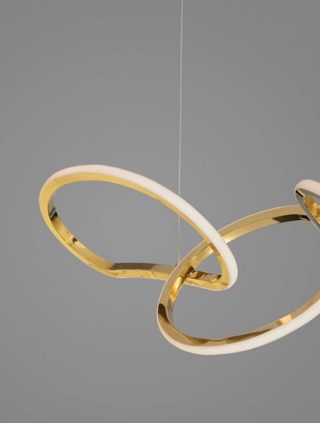 Wisząca lampa Celaya LE42759 Luces Exclusivas pierścienie LED 40W 3000K złote