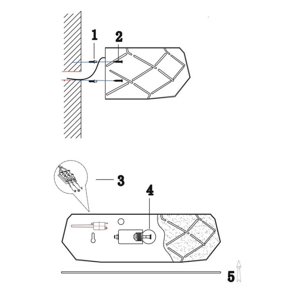 Kinkiet LAMPA ścienna REUS LP-8069/1W WH Light Prestige geometryczna OPRAWA półokrągła przyścienna biała
