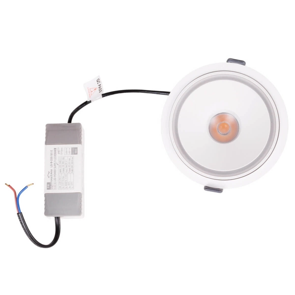 Sufitowe oczko wpustowe VECTOR H0139 LED 10W 3000K regulowane białe