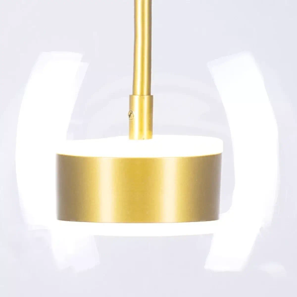 Wisząca lampa Bubbles ST-0801-1 GOLD Step LED 28W 3000K szklana kula złota