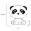 Dziecięca lampa nocna Dodo PANDA 71593/03/30 LED 3W 4000K  czarna biała
