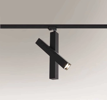 Industrialna LAMPA sufitowa MITSUMA 7996 Shilo prostokątna OPRAWA do 3-fazowego systemu szynowego czarny