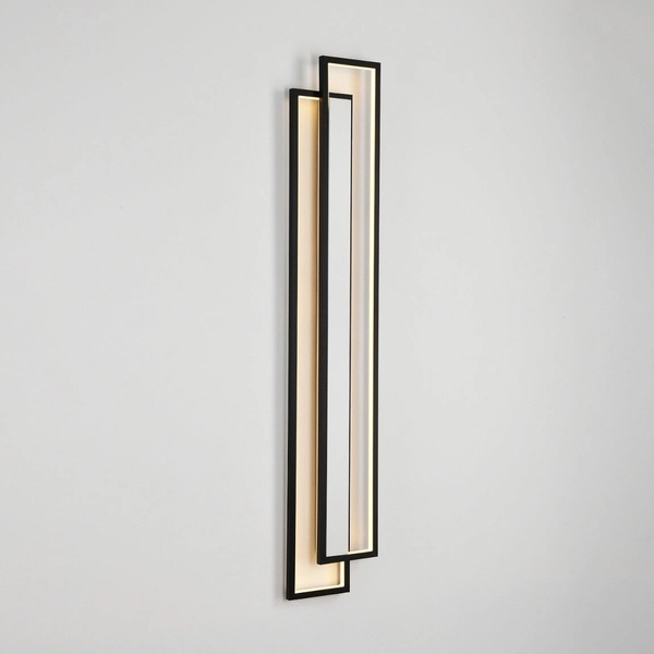 Metalowa lampa ścienna SYMMETRY ST-MD1027M LED 39W 3000K frame czarna