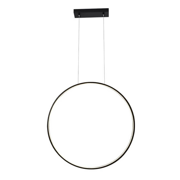 Ledowa lampa wisząca Agaro 5310 27W 3000K do przedpokoju czarna