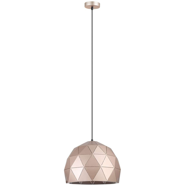 LAMPA wisząca HARLEY MDM-3471-1 GD Italux geometryczna OPRAWA metalowa ZWIS kopuła szampańska