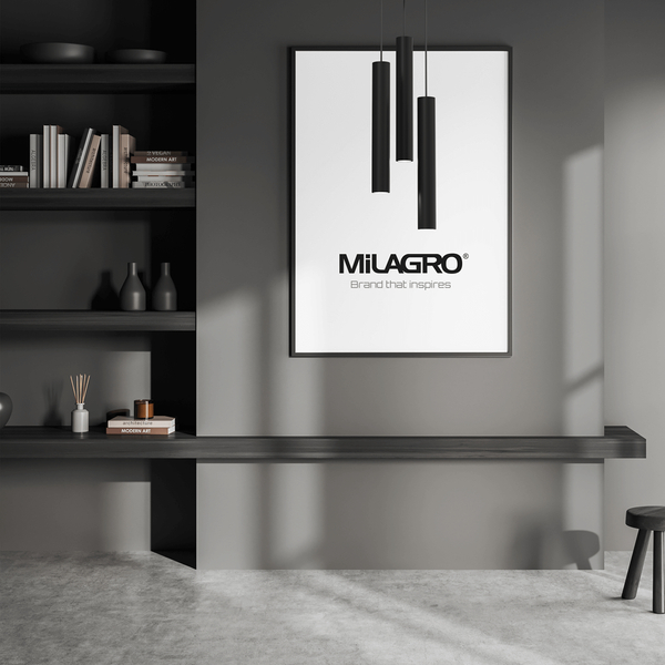 Lampa wisząca Hudson MLP8793 podłużna kaskada czarna