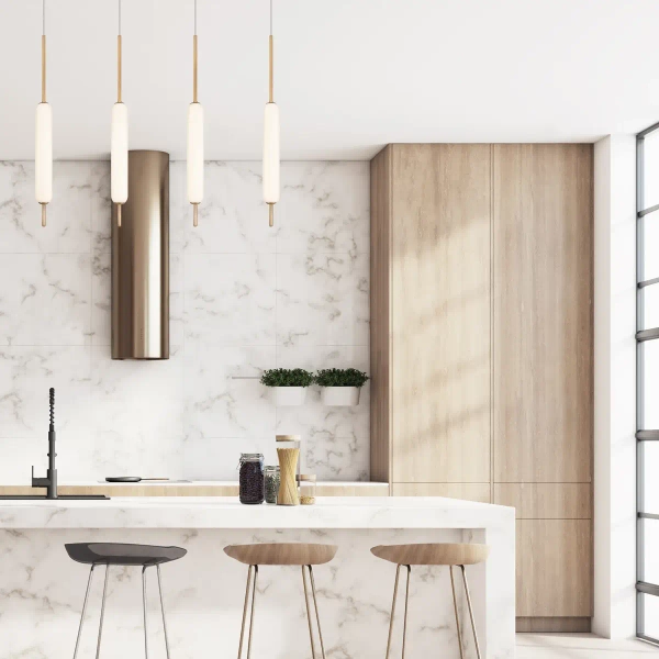 Zwieszana lampa Cumberland QN-CUMBERLAND-1P-BG LED 10W 3000K złoty