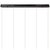 Salonowa lampa wisząca BERLIANE 00430/20/60 LED 4W 2700K czarna złota