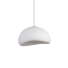 Skandynawska lampa wisząca Nube LP-0030/1P 40cm WH kopuła biała