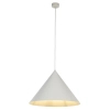 Metalowa lampa zwis CONO 10061 stożkowa nad stół beżowy