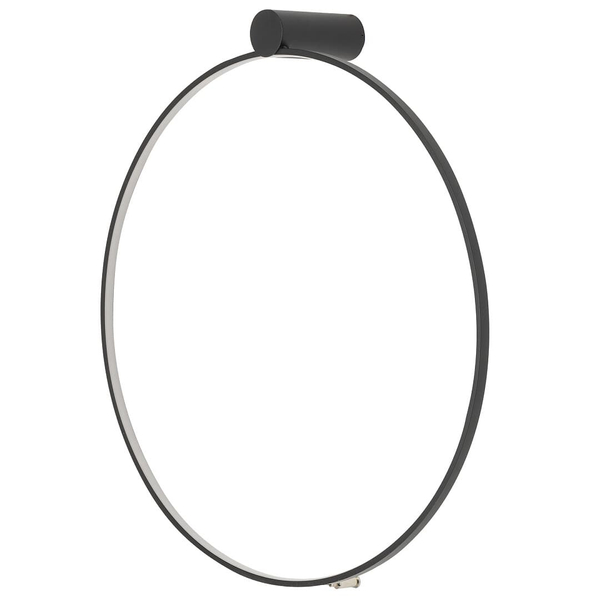 Lampa ścienna pierścieniowa Circolo 10865 Nowodvorski LED 21W 4000K czarna