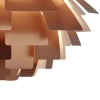 Lampa okrągła wisząca Prospettiva ABR-LW-PRO-60 geometryczna brązowa