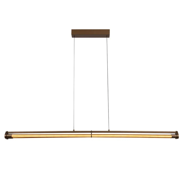 Wisząca lampa podłużna Janderin 24405/34/05 LED 16,5W 2200-3300K brązowy