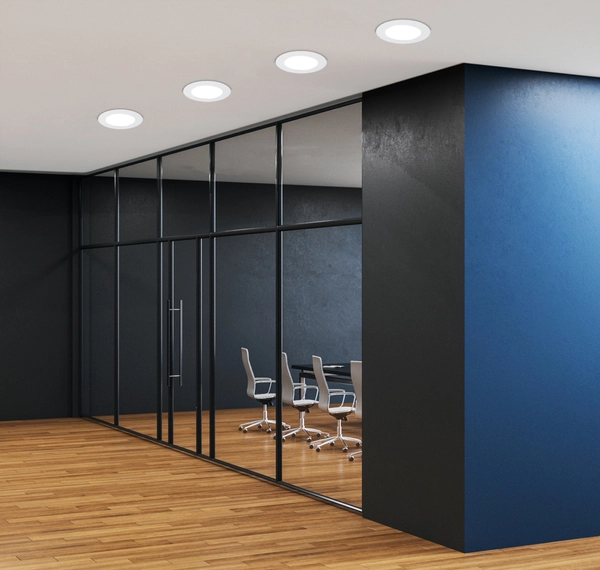 Podstropowa lampa sufitowa LED 3W 6500K okrągły wpust hol