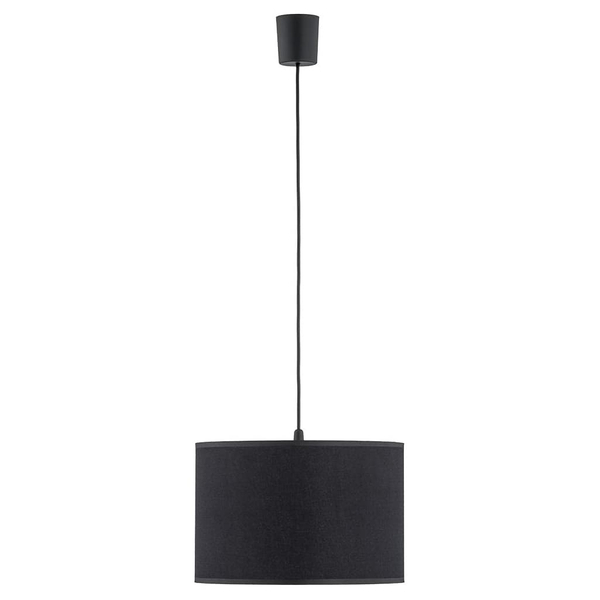 Salonowa lampa wisząca Rondo 3464 TK Lighting okrągła z kloszem czarna