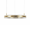 Lampa wisząca glamour ARKADIA ST-6376-60 złota LED 30W 3000K pierścień