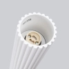 Sufitowa lampa podłużna KARBON SL.1531 ryflowana tubka biała