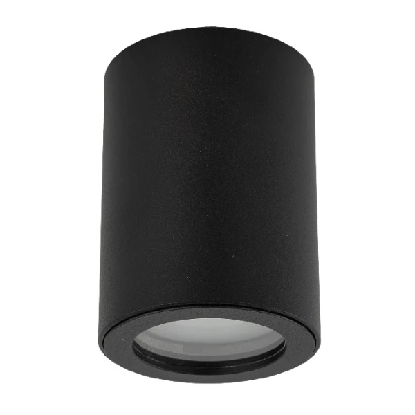 Łazienkowa lampa sufitowa Ligno 10933 tubka okrągła IP44 czarny